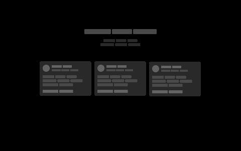 Testimonials with basic Grid