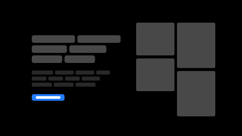 Hero with two-column layout